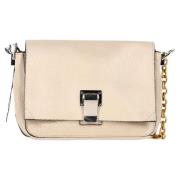 Proenza Schouler Pre-owned Pre-owned Laeder crossbodyvskor White, Dam