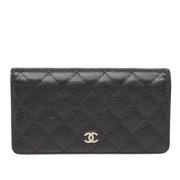 Chanel Vintage Pre-owned Laeder plnbcker Black, Dam