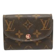 Louis Vuitton Vintage Pre-owned Belagd canvas plnbcker Brown, Dam