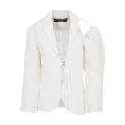 Jacquemus Galliga Jacket White, Dam