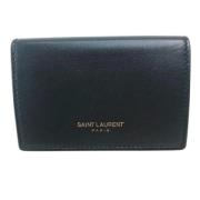 Yves Saint Laurent Vintage Pre-owned Laeder plnbcker Black, Dam