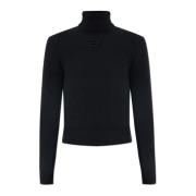 Diesel Turtleneck sweater M-Areesax-Tn Black, Dam