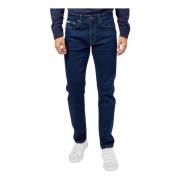 Guess Slim Fit Blå Denim Jeans Blue, Herr