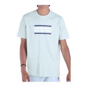 Sergio Tacchini Grön T-shirt 100% Bomull Rak passform Green, Herr