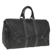 Louis Vuitton Vintage Pre-owned Canvas resvskor Black, Dam