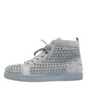 Christian Louboutin Pre-owned Pre-owned Mocka sneakers Gray, Herr