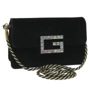 Gucci Vintage Pre-owned Tyg gucci-vskor Black, Dam