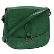 Louis Vuitton Vintage Pre-owned Laeder axelremsvskor Green, Dam