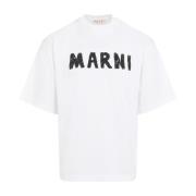 Marni Vit T-shirt White, Herr