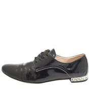 Miu Miu Pre-owned Pre-owned Laeder sneakers Black, Dam