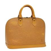 Louis Vuitton Vintage Pre-owned Laeder handvskor Yellow, Dam