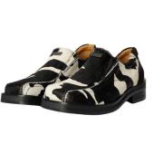 Soulland Pony Loafers med Chunky Sole Black, Dam