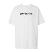 Burberry Logotyp Tryck Bomull T-shirt White, Herr