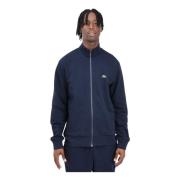 Lacoste Blå Zip Sweater Casual Höst Vinter Blue, Herr