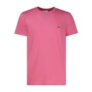 Lacoste T-Shirts Pink, Herr