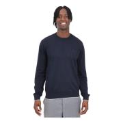 Armani Exchange Blå Crew Neck-tröja Blue, Herr