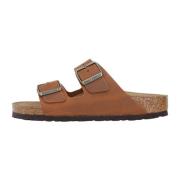 Birkenstock Klassiska Arizona Sandaler i Cognac Brown, Dam