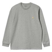 Carhartt Wip Ls Chase Hoodie Gray, Herr