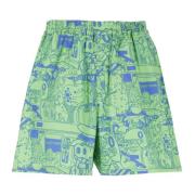 Junya Watanabe Grön Simbyxor Shorts Green, Herr