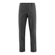 BomBoogie Stretchig Bomullspique Chino Byxor Gray, Herr