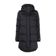 Woolrich Svart Parka för Kvinnor Aw23 Black, Dam