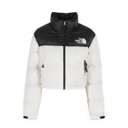 The North Face Nuptse Short Jacka White, Dam