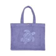 Vilebrequin Terry Beach Bag with Turtle Detail Blue, Unisex