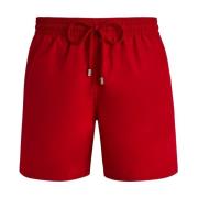 Vilebrequin Herr Solid Badshorts Red, Herr