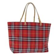 Burberry Vintage Pre-owned Nylon handvskor Red, Dam