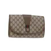 Gucci Vintage Pre-owned Canvas gucci-vskor Beige, Dam