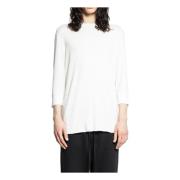 Thom Krom Sliten Bomull Modal Jersey T-shirt White, Herr