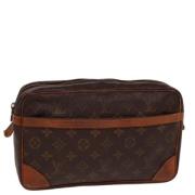 Louis Vuitton Vintage Pre-owned Canvas kuvertvskor Brown, Dam