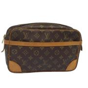 Louis Vuitton Vintage Pre-owned Canvas kuvertvskor Brown, Dam