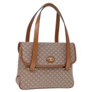 Celine Vintage Pre-owned Canvas handvskor Beige, Dam