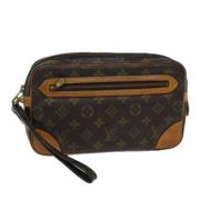 Louis Vuitton Vintage Pre-owned Canvas kuvertvskor Brown, Dam