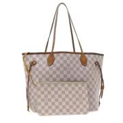 Louis Vuitton Vintage Pre-owned Canvas axelremsvskor Beige, Dam