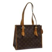 Louis Vuitton Vintage Pre-owned Canvas handvskor Brown, Dam