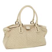 Louis Vuitton Vintage Pre-owned Canvas handvskor Beige, Dam