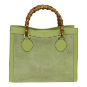 Gucci Vintage Pre-owned Mocka handvskor Green, Dam