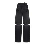 The Attico Svarta Jeans för Stiligt Utseende Black, Dam