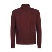 Corneliani Bordeaux Sweatshirt Aw24 Red, Herr