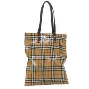 Burberry Vintage Pre-owned Belagd canvas totevskor Beige, Dam