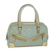 Gucci Vintage Pre-owned Canvas handvskor Blue, Dam