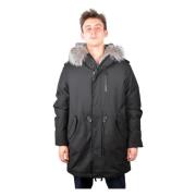 Mackage Ullparkas med justerbara snören Black, Herr