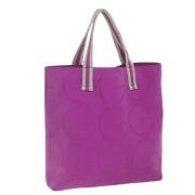 Gucci Vintage Pre-owned Canvas totevskor Purple, Dam