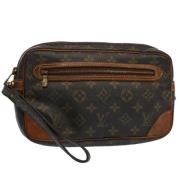 Louis Vuitton Vintage Pre-owned Canvas kuvertvskor Brown, Dam