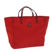 Gucci Vintage Pre-owned Nylon gucci-vskor Red, Dam