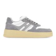 Hogan Grå Retrostil Sneakers Gray, Dam