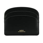 A.p.c. Halvmåne Plånböcker Black, Dam