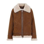 Ermanno Scervino Bruna Kappor för Kvinnor Aw24 Brown, Dam